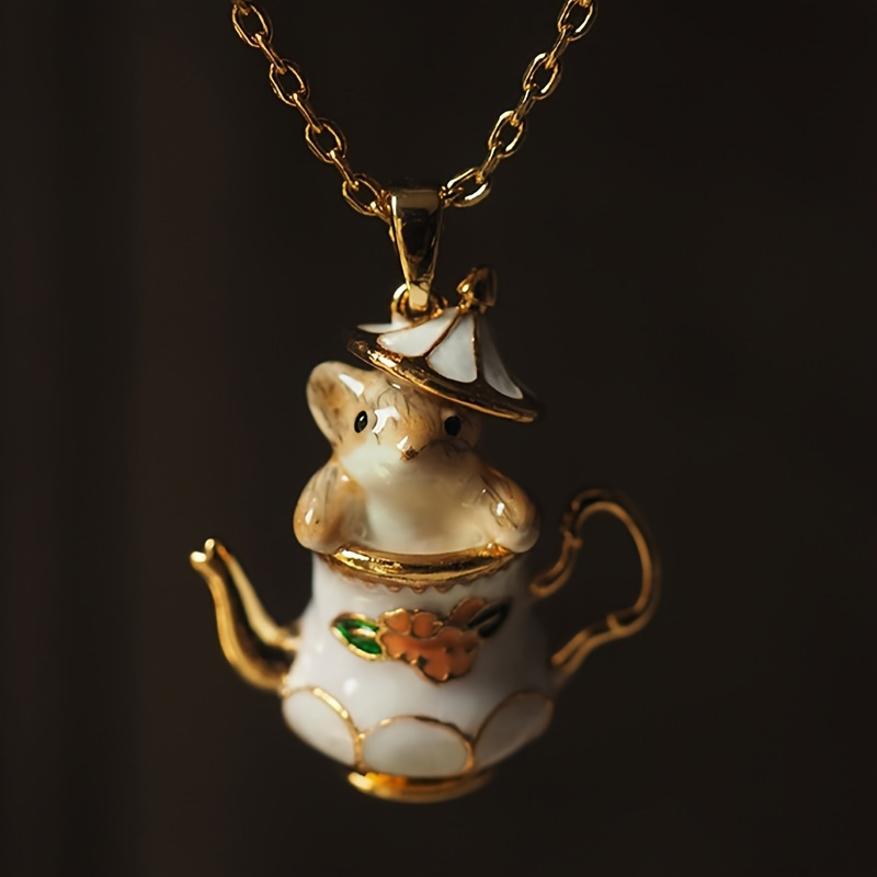 

1 Of Women's Enamel And Cup Necklace, Christmas ,