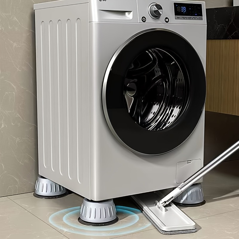 4pcs Anti-Vibration Washing Machine Pads - Non-Slip, Shock Absorbing, Noise  Reducing & Moisture-Proof Base for Refrigerators and Laundry Appliances