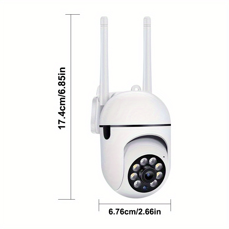   1440p wireless security camera with night   night   wifi enabled   app compatible details 2