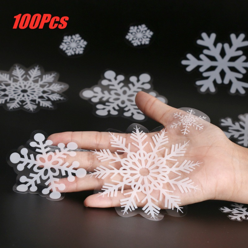 

100pcs Reusable Clings, Plastic , & Remove, No Residue, Decor For Home & Kitchen