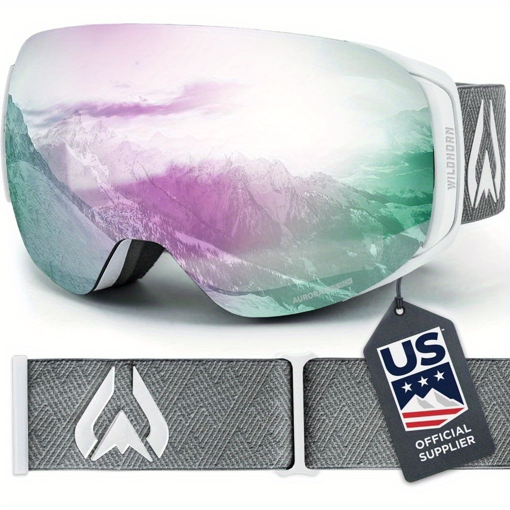 

Ski For Men And Women Fog/ 100% Uv Lenses, Ski For Men And Women Adults, Ski , Removable Lenses