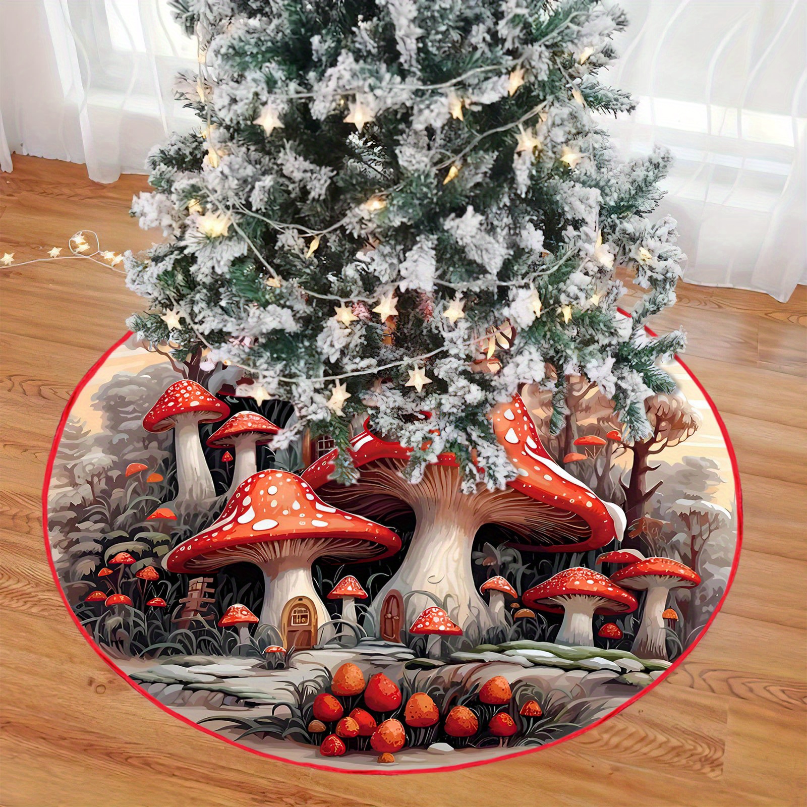

Christmas - 1pc Polyester Bottom Decoration , Universal For And Decor