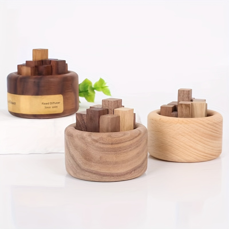 

A Set Of Wood Diffusers And Wood For Oil - Wood Decorations