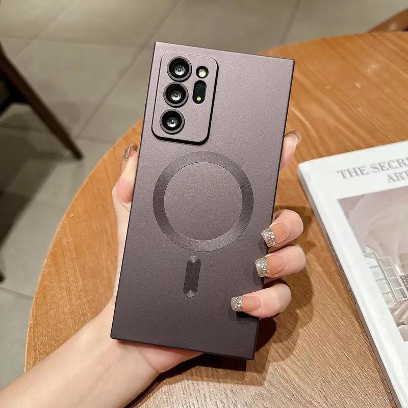 20 ultra phone luxury magnetic solid color all   protection soft tpu phone case