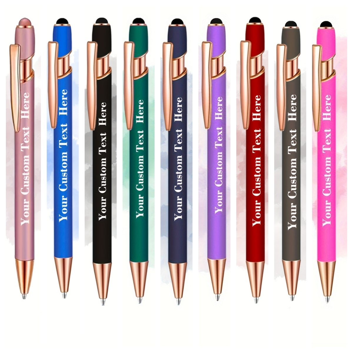 

Custom Engraved Metal Ballpoint Pen Kit-retractable, Medium Nib With , Suitable For Anniversary, Day, Birthday, Wedding, Etc.-