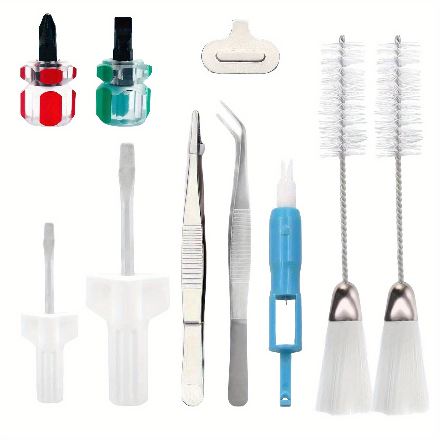 

6pcs/10pcs Kit - Diy Sewing Set , Brushes, Screwdrivers, For