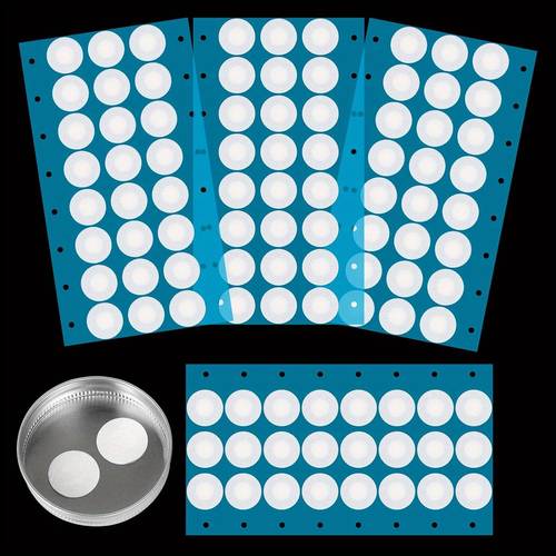 72pcs mushroom filter plate and breathable membrane diameter 20mm pore size 0 25 m proof dustproof and material bottle cap breathable film