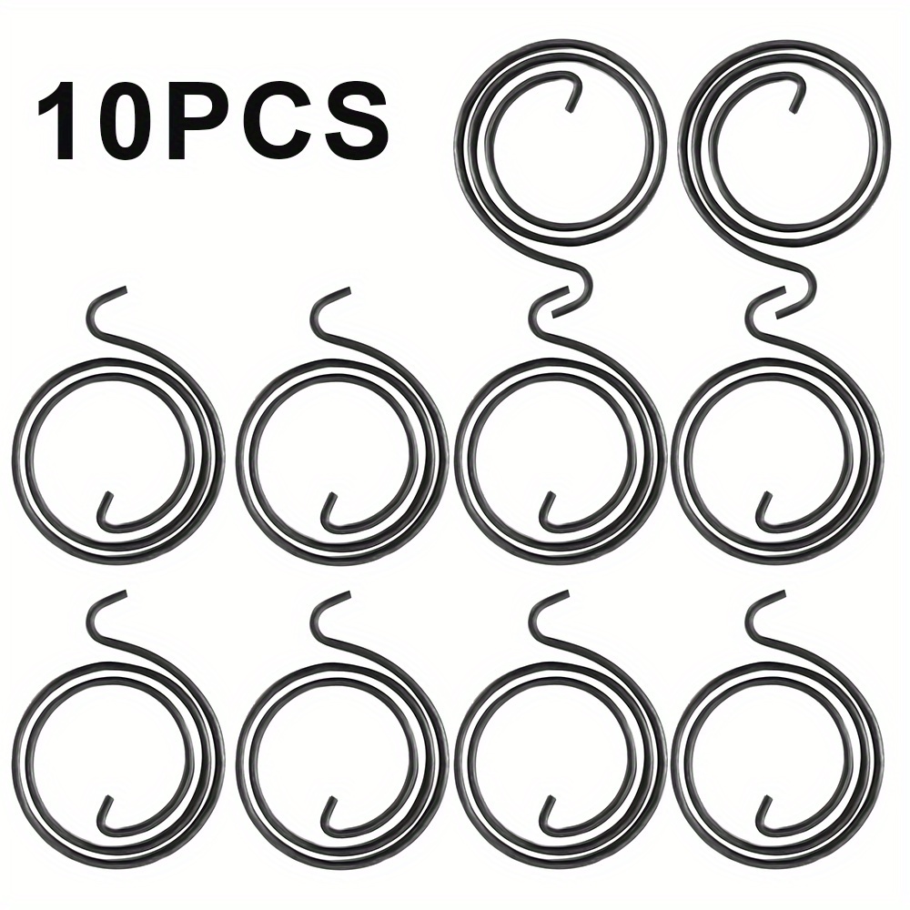 TEMU 10pcs Door Knob Springs, Durable Flat Section , For Smooth Operation, Ideal For And Replacement, Industrial Product