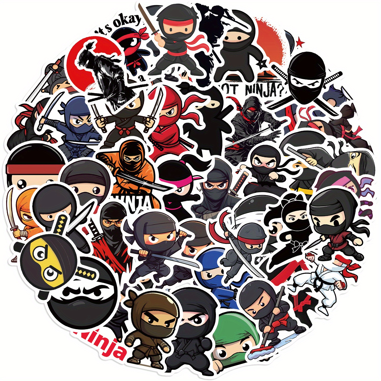50pcs Cartoon Graffiti Stickers I Reward Party Supplies - Aesthetic Stickers Water Bottles, Laptops, Luggage - Decals - Decorations