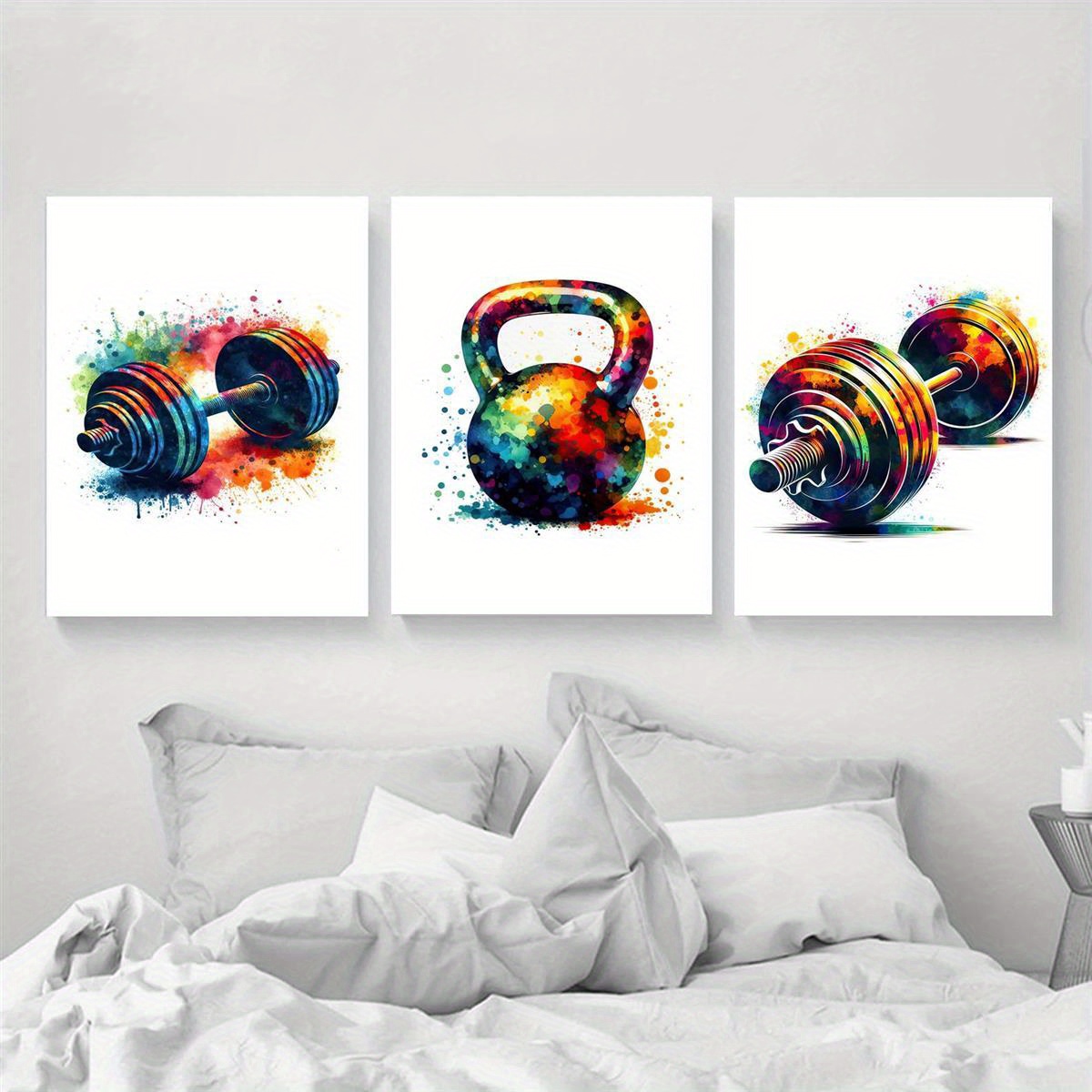 Poster de gym sexy pour femme - Art mural inspirant - Grande