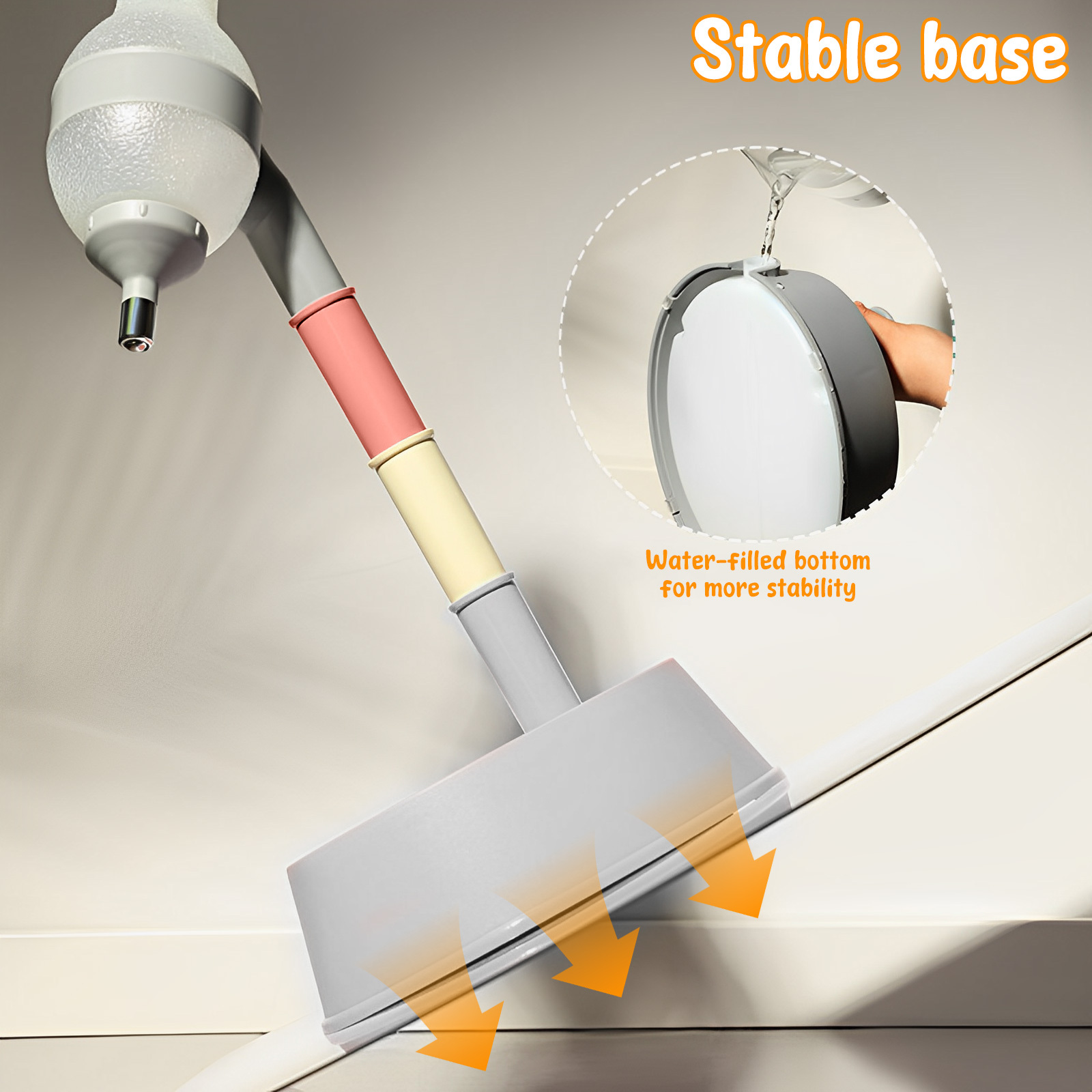 Distributeur d'eau pour chien réglable en hauteur avec bol antidérapant, sans pile