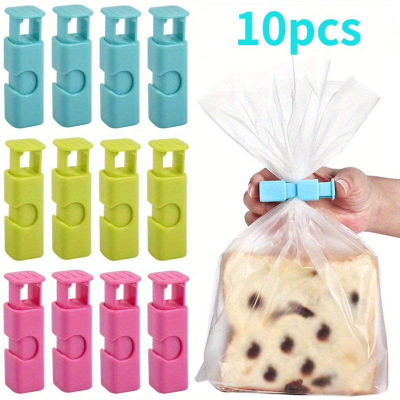 

10/12pcs Reusable Plastic Sealing Bag , , Accessories, Clamps, Organizer