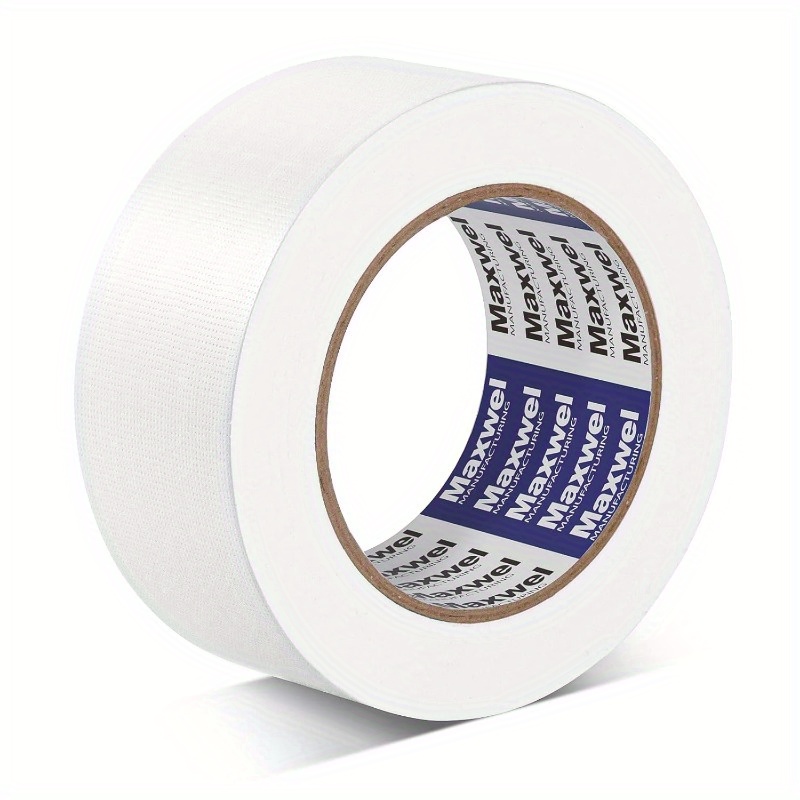 Image of Heavy Duty White Duct Tape - Strong Adhesive Suitable For Indoor/outdoor Use, Repair Tape With Tearable Roll (1.88in 28 Yds) For Home, Diy, Crafts, Emergency Repairs