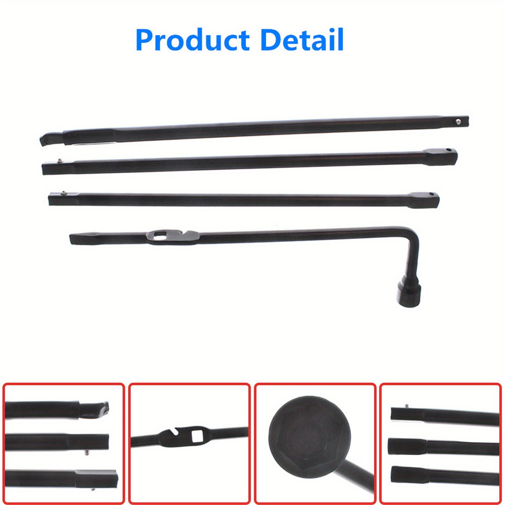 

Car Spare Tire Tool Kit Lug Wrench Jack Tool Replacement For 2000-2014 Silverado Sierra 22925285 22969370 22969377 20782708