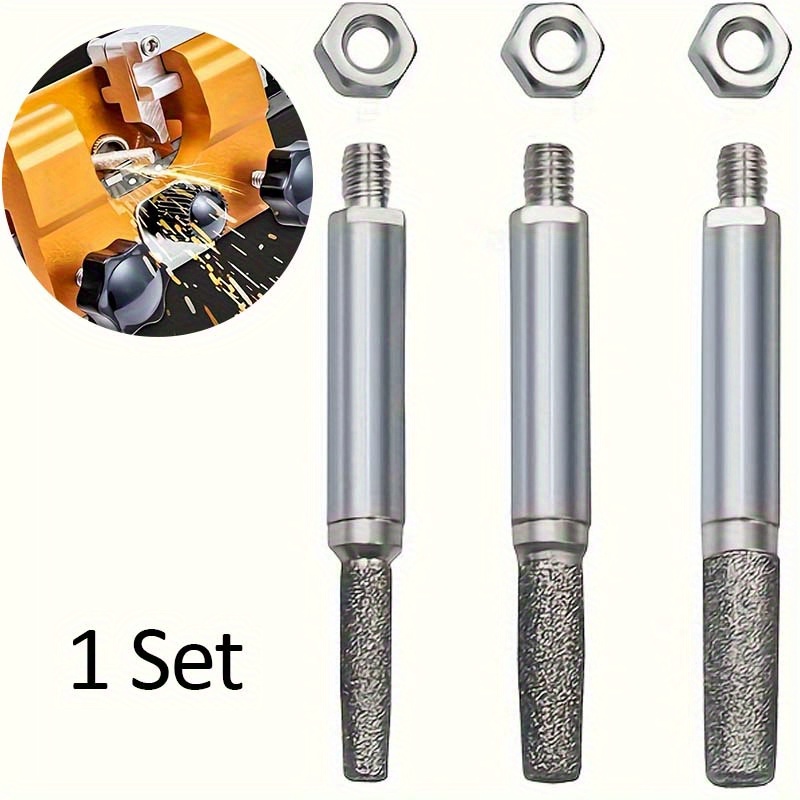 

1 Set Diamond File Sharpener - Manual Sharpening Tool Attachments, Metal, Portable Saw Polishing Accessories, No Needed