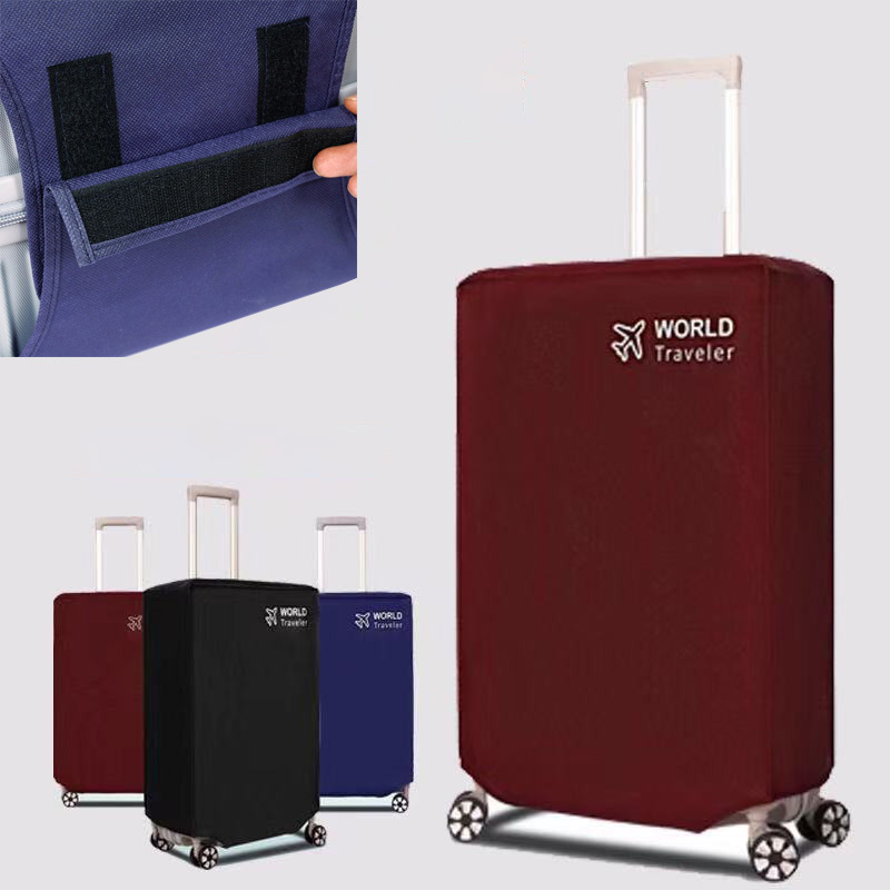 

1pc Fabric Luggage Cover - Scratch-proof, Dustproof, Water Resistant Suitcase Protector For Air Travel