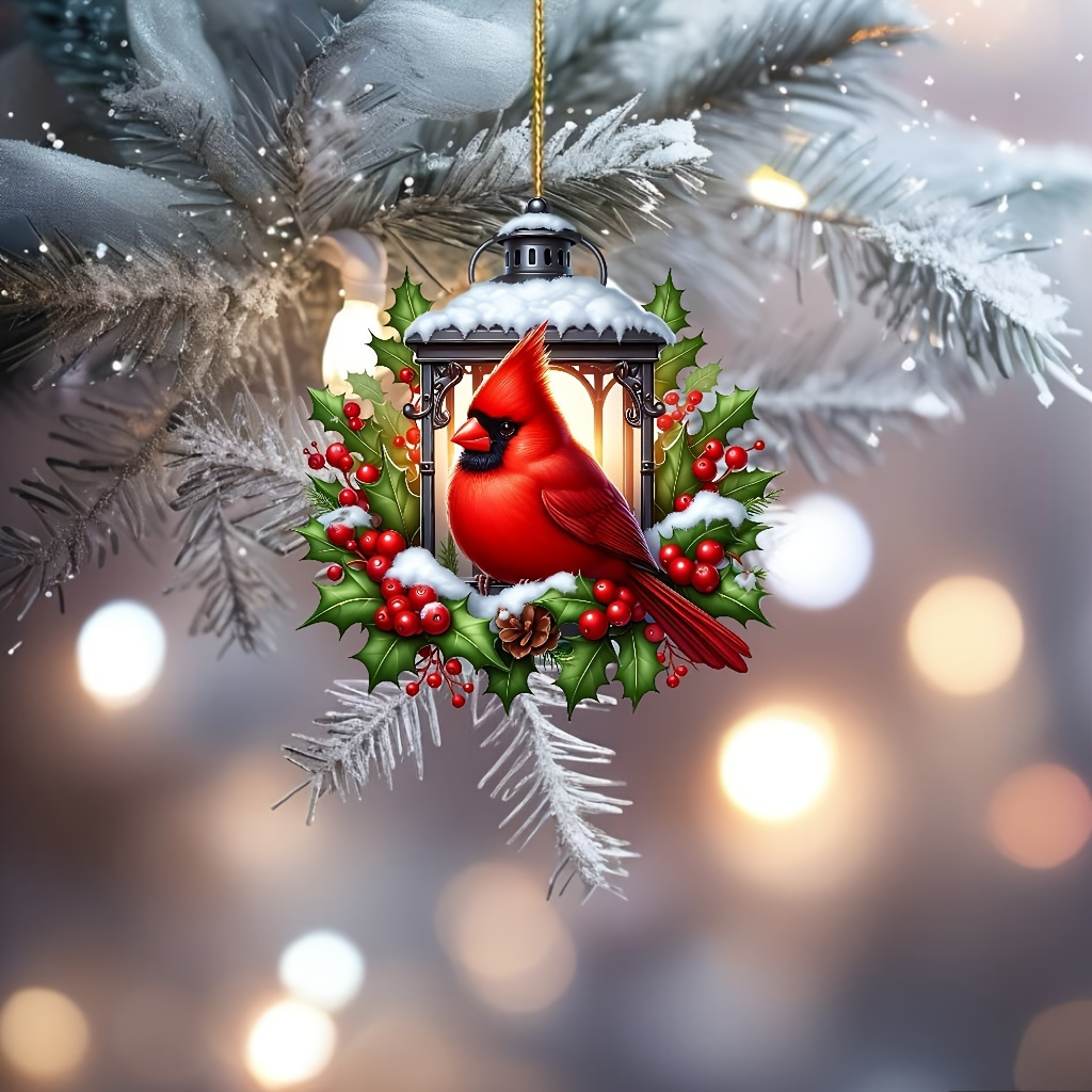 

2pcs Christmas Ornament - Pendant For , , Keychain & Bag , Hanging Decoration For