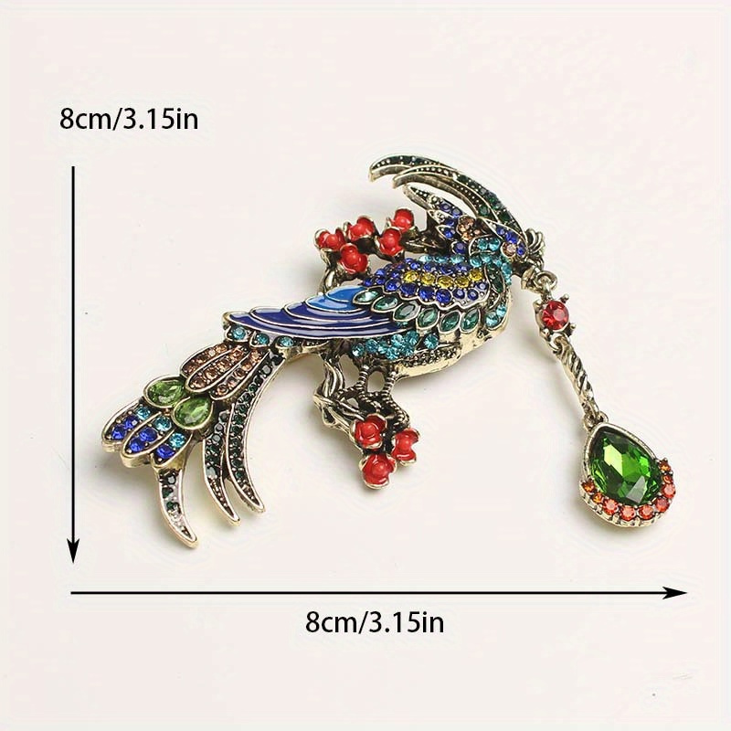 luxurious punk enamel and     brooch novelty cartoon design for women details 0