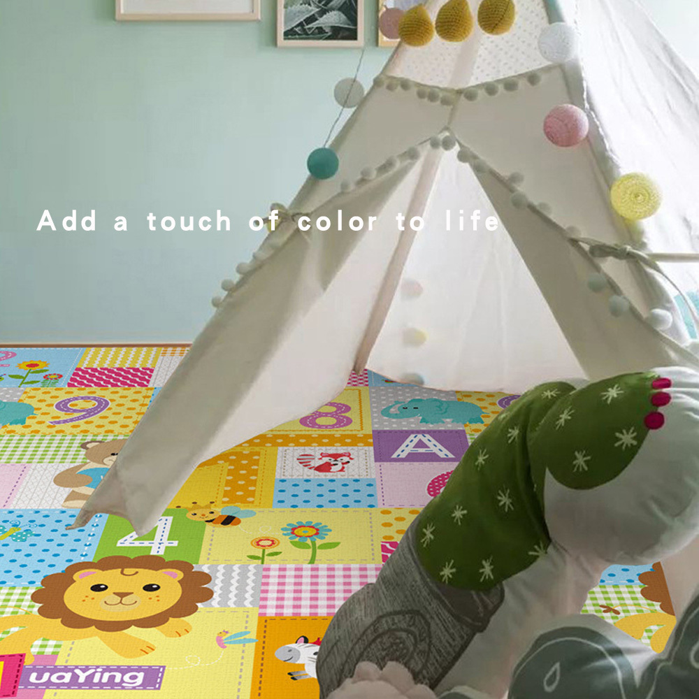 Children's Foldable Crawling Play Mat, 1cm Thickness