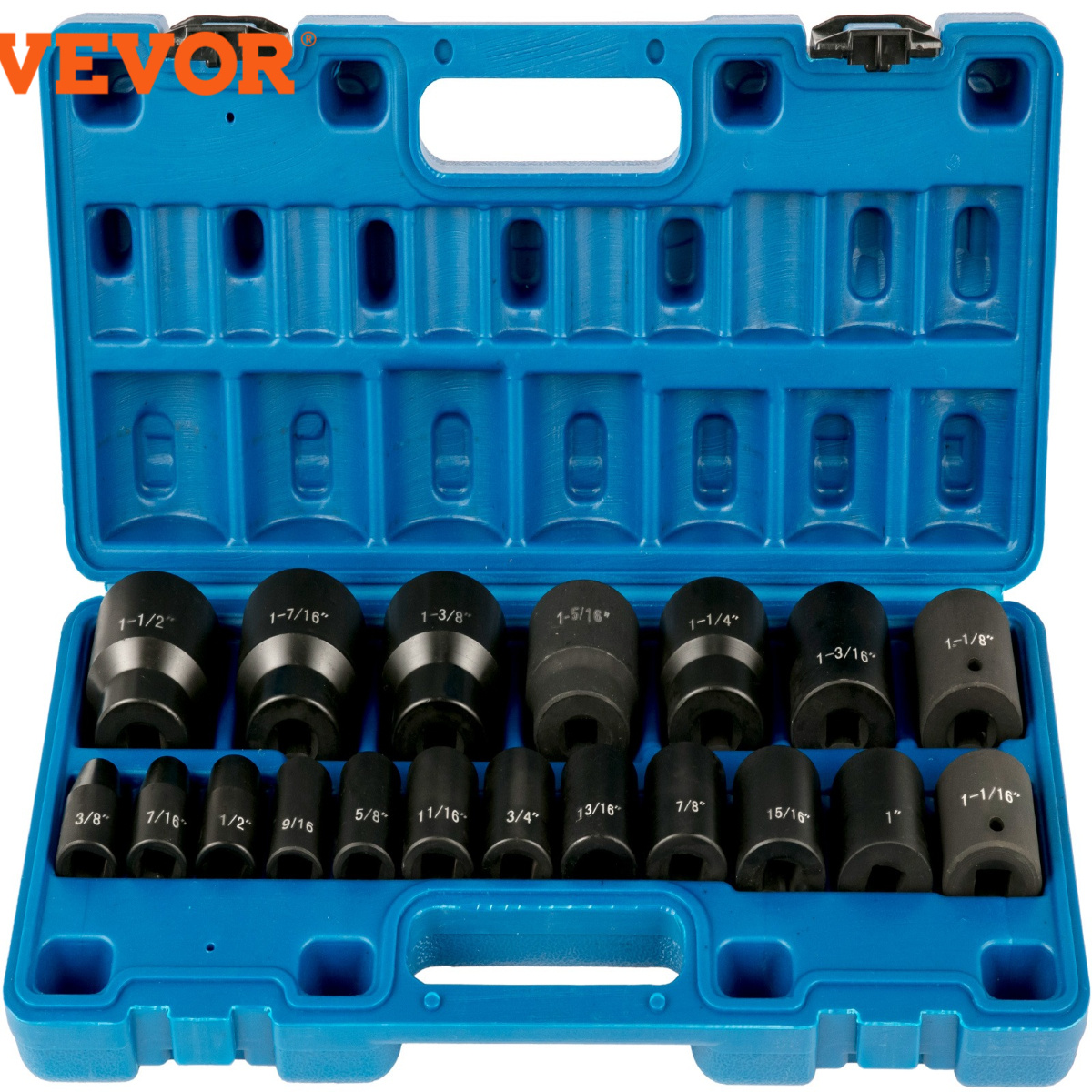 

Vevor Set 1/2 19 , , 1/2 Set Sae (3/8 To 1-1/2 ) 6- Hex