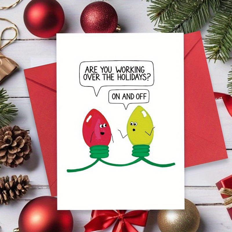 

Humorous Christmas, & New Greeting - - For & - Joke For