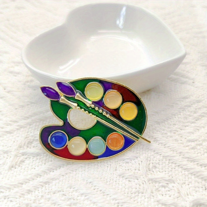 

1pc Brooch, Drop Oil Pin, Accessories, Brooch