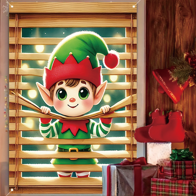 

Christmas Elf Polyester - 31x47in Multipurpose Decoration, / , No Needed