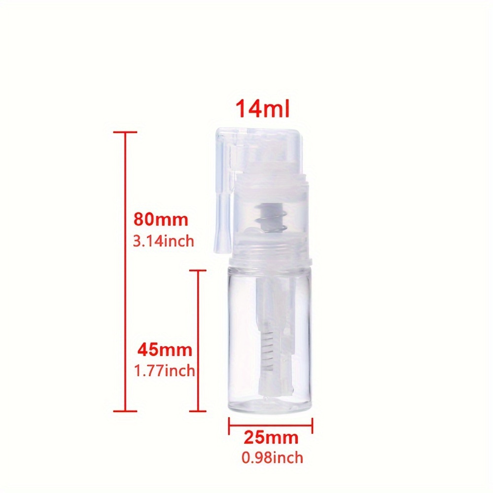 Glitter Spray Bottle - Unique Pump Design For Dry And Liquid Adhesives, Durable Plastic Material, Ideal For Use