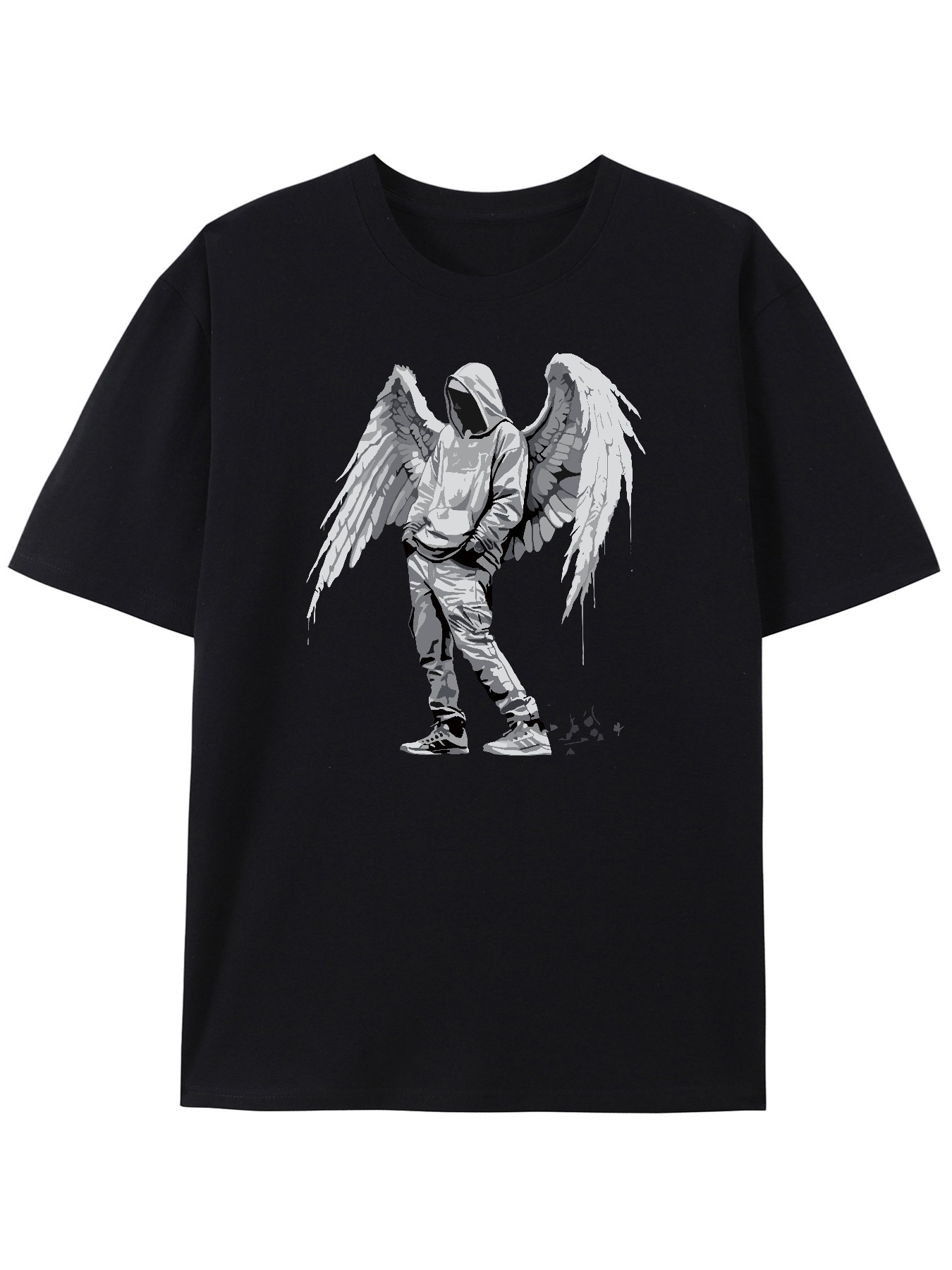 angel t shirt sold on Temu United States