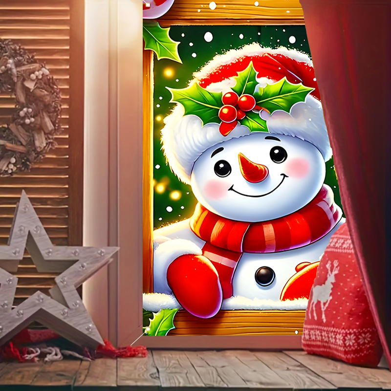 

Snowman - 31x47in Polyester Christmas Decoration, For /