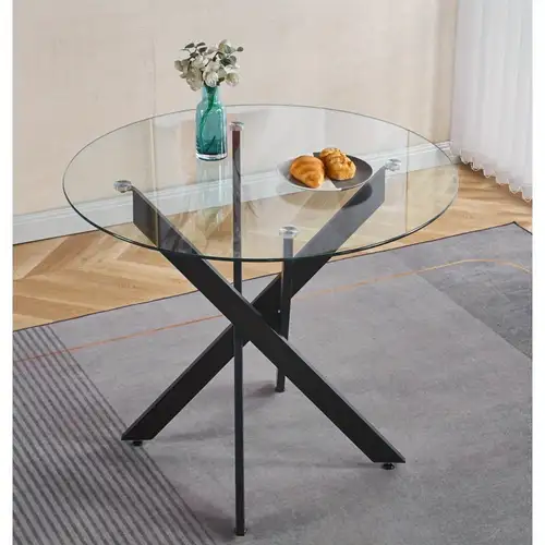 40 glass top patio umbrella table VINGLI Outdoor Bar with Hole Metal Bar Table, Outdoor Bar Height Table Pub Table for Patio High Table (Brown) The glass top has a wavy texture that will hide smudges and stains but is still easy to clean Glass Tabletop 40 Inch Round