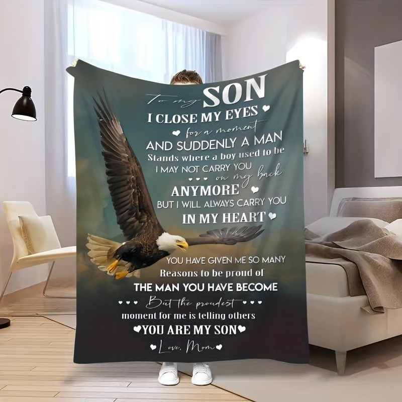 

: A Blanket A Mother To Her Son, And , Suitable For Sofas, And Sofas