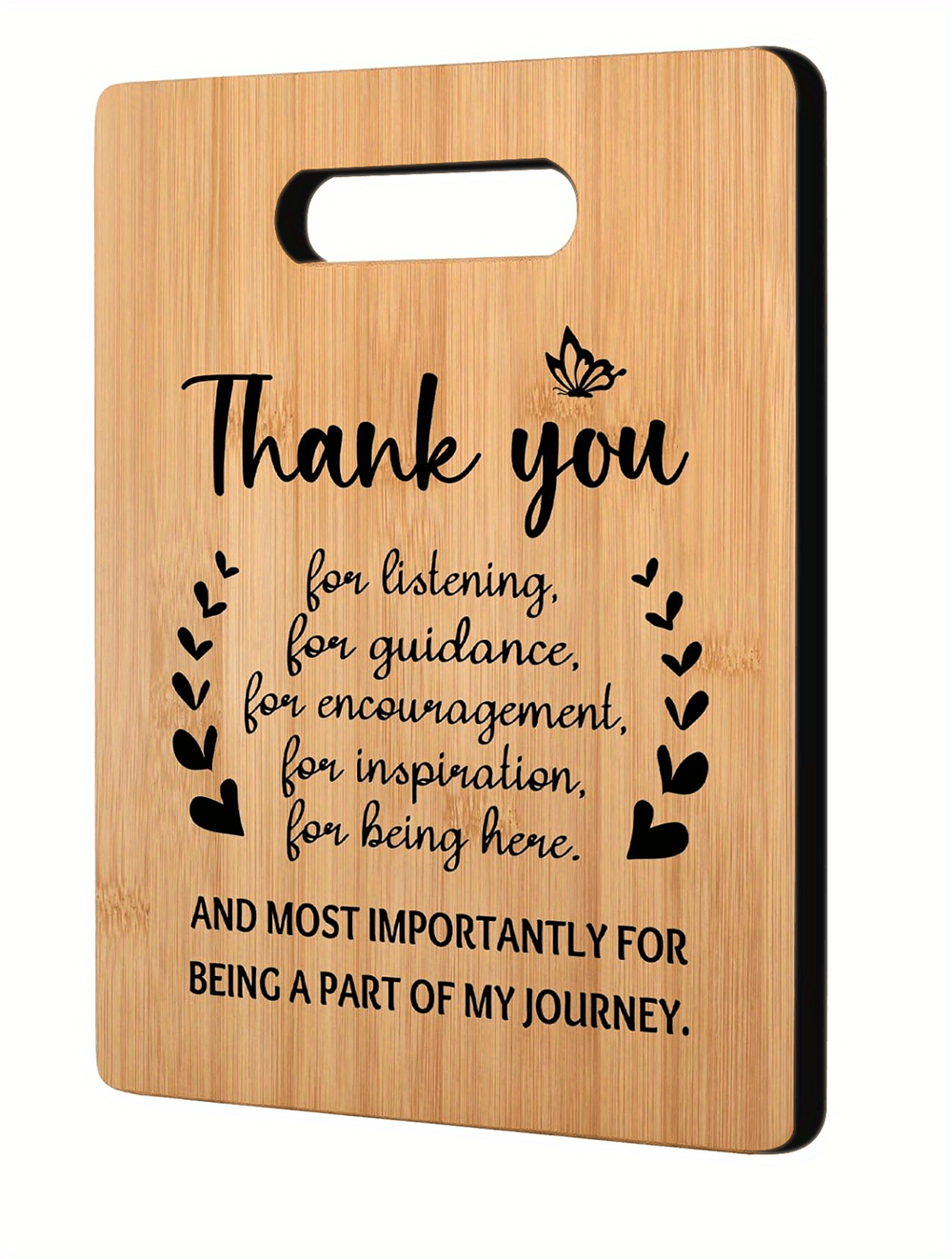 thank you gifts for women bamboo cutting board with warm words best thank you gifts for coworkers friend nurse teacher appreciation gift graduation bridal shower thank you gifts bulk details 0