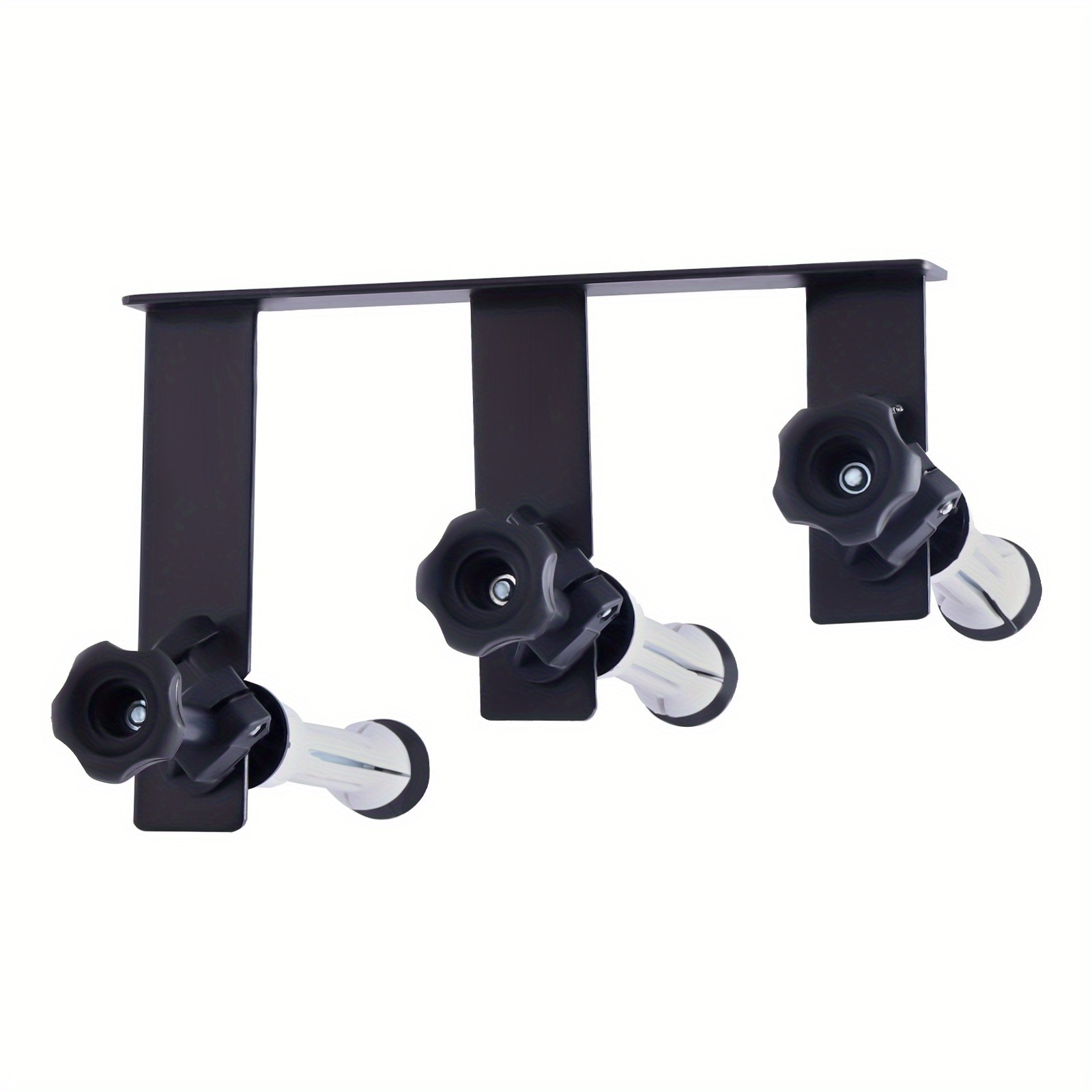 3 Roller Photography Backdrop Wall Mount Roller System With 3 Chains & 6 Brackets Manual Photo Background Ceiling Holder For Home Photo Studio Wedding Background Live Shooting