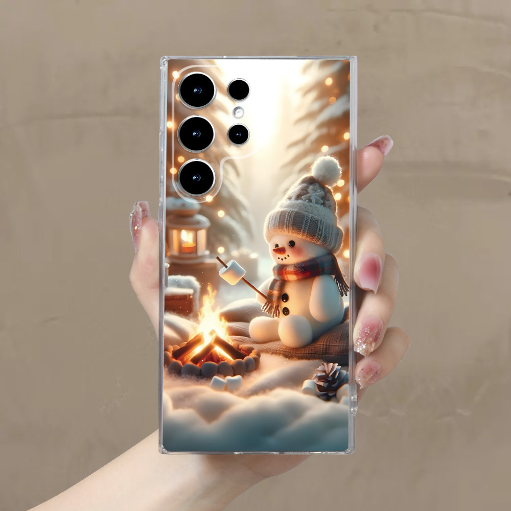 

Snowman Roasting Printed Phone S24 S23 S22 S21 S20 A52 A52s A53 A54 A55 A34 A33 A32 A25 A24 A23 A14 A13 A05s A05 Fe 5g 4g Phone