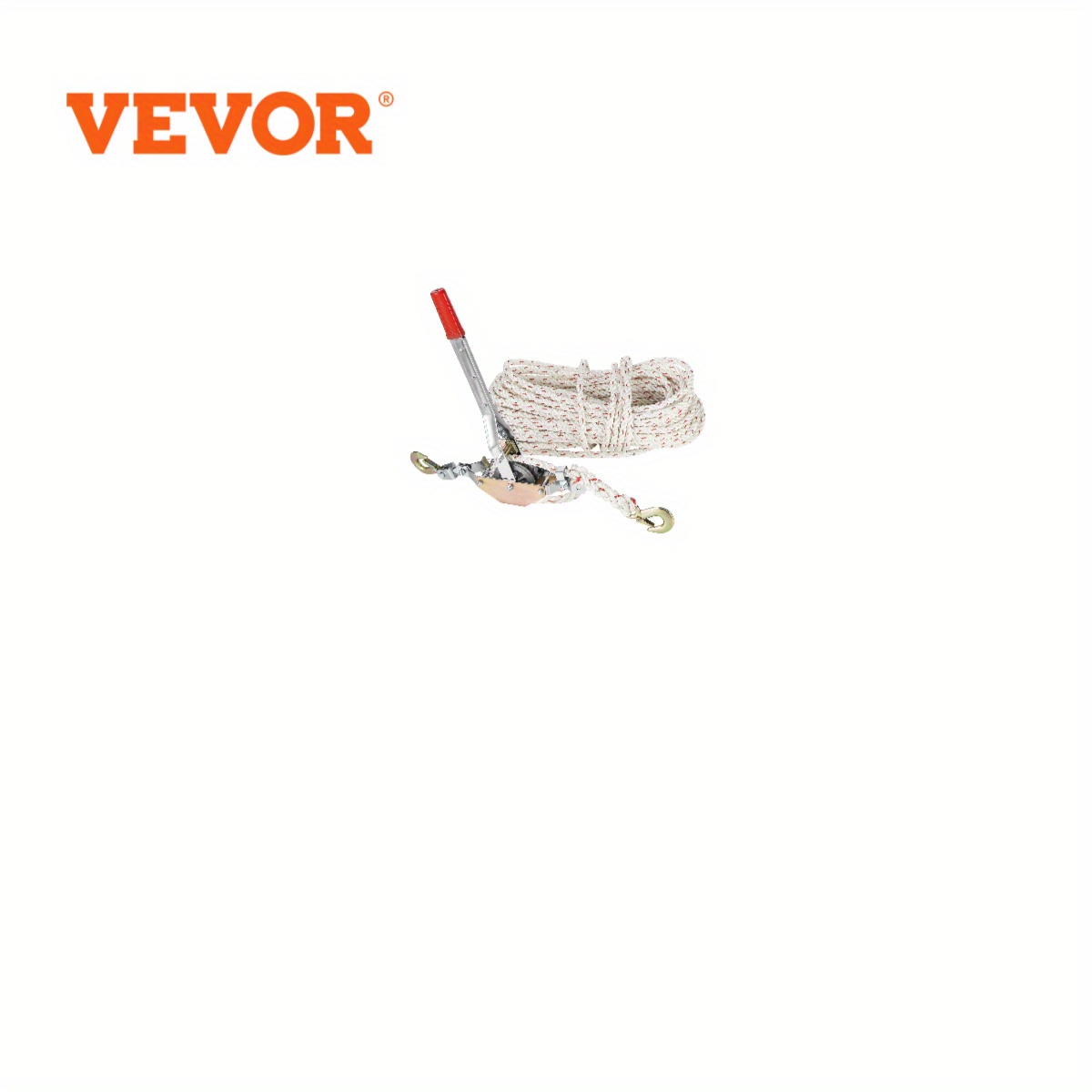 

Vevor Rope Puller, Pulling Capacity, Rope, 2 Hook, Come Winch, Heavy Duty Ratchet Power Puller Tool For Moving Boats, Securing Items, Transporting Logs