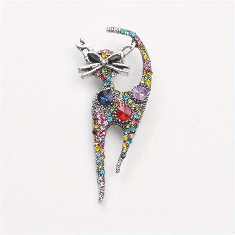 Adorable Sparkle, Vintage Cute Brooch Delicate Corsage Creative Clothing Collar Pin