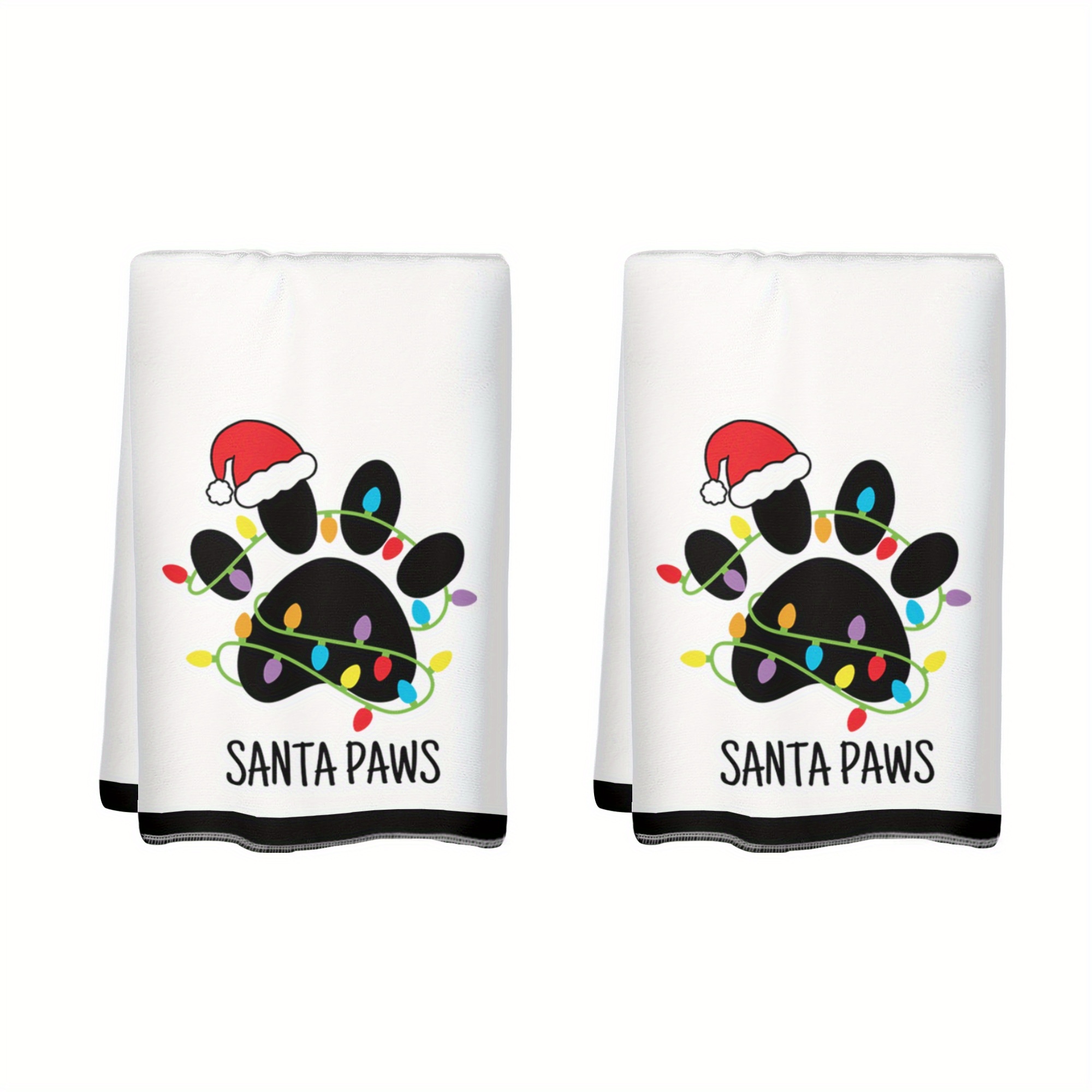 

2-, Jit+1/2pcs, Christmas Dish Towels, 18x26 , Polyester Dishcloths & Colored , , , , For Washing & Drying , & Bathroom Use