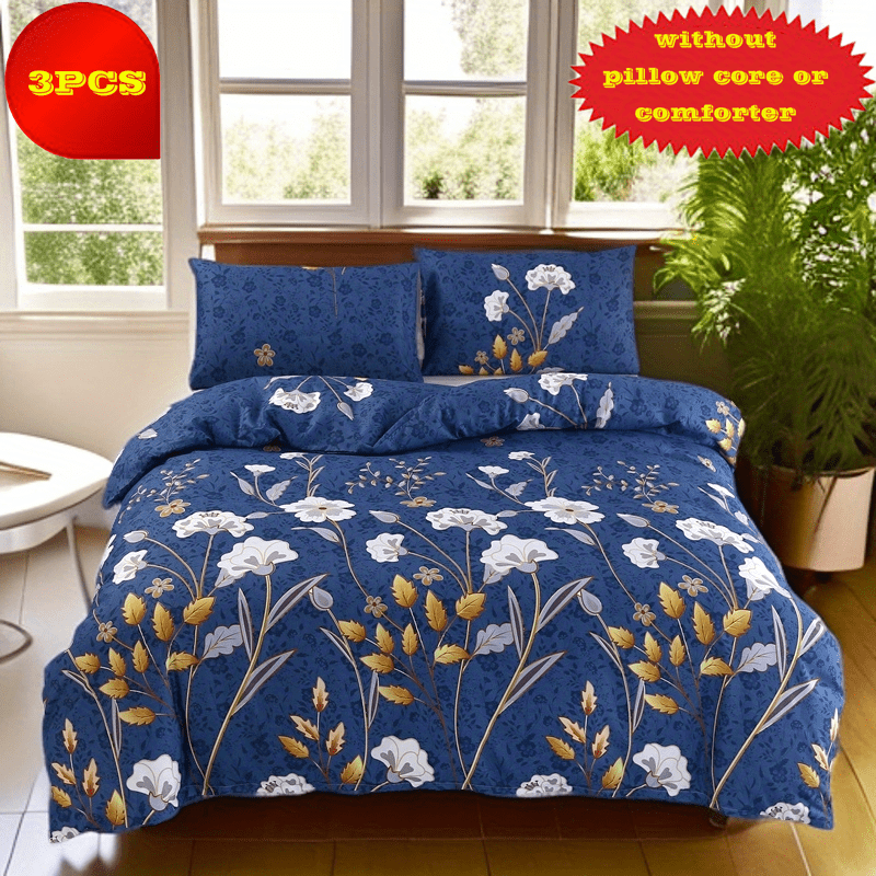 

3pcs , , Bottom , Pillowcase Set, Suitable For Bedroom, , 1 , 1 Of Pillowcases, No