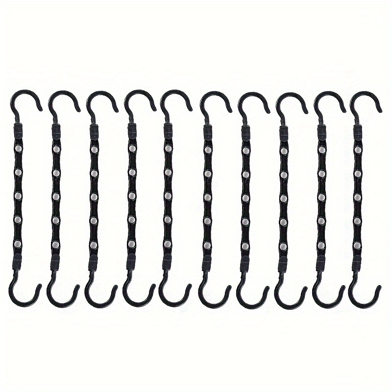 10pcs Space Hangers, Premium Smart Hanger Hooks, Sturdy Cascading Hangers With For , Closet Organizers And Storage