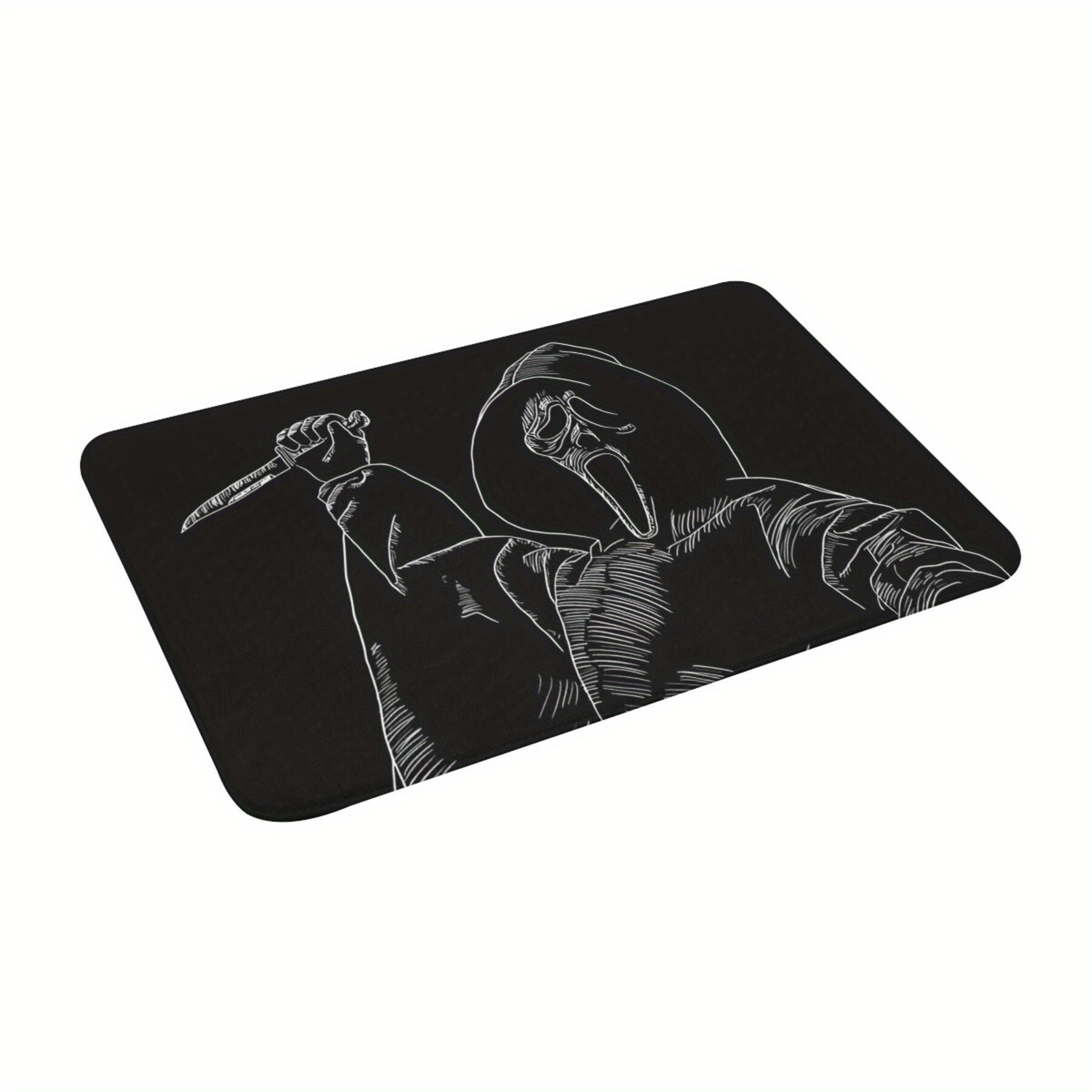 

-themed Non-slip Doormat - Machine Washable, Polyester, Living Room, Balcony, And Entrance Decor, , Door Rug, Indoor Decorative