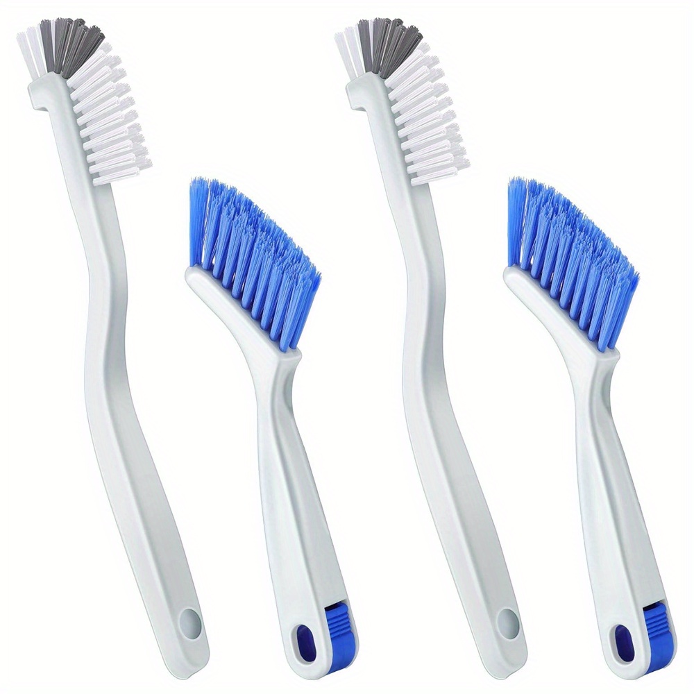 TEMU Household Cleaning Brush Set Multifunctional Corner Crevice Bathroom Cleaning Brushes Sliding Door Or Window Cleaning Brush Small Scrub Brush Cleaning Supplies