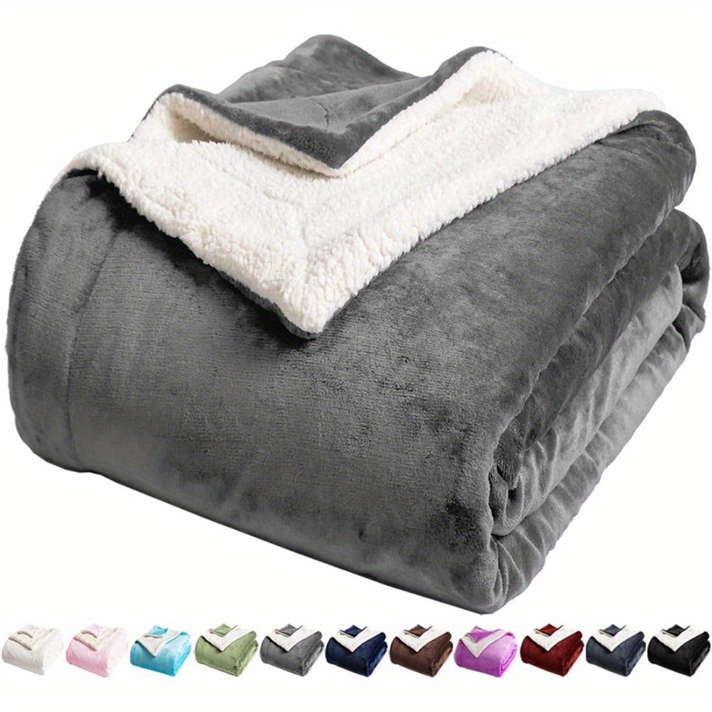 

Fleece Bed Blanket Fuzzy Fluffy Double Blankets