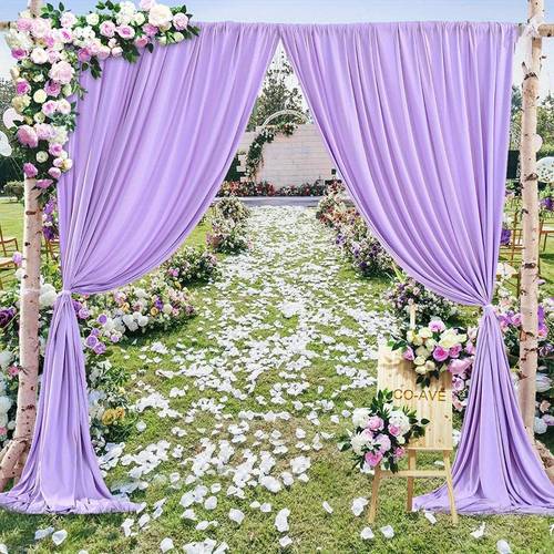 2pcs luxurious solid color rod pocket curtains with sophisticated weddings parties kitchen patio and living room decor and