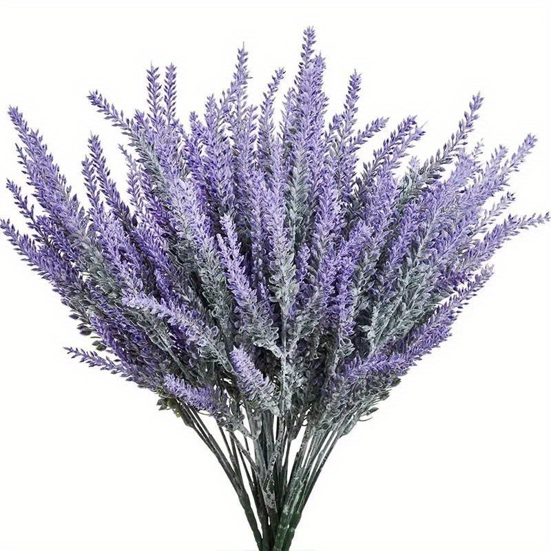 1 bunch artificial lavender flowers   flowers decoration valentines   dining table room decoration garden wedding decoration outdoor plants