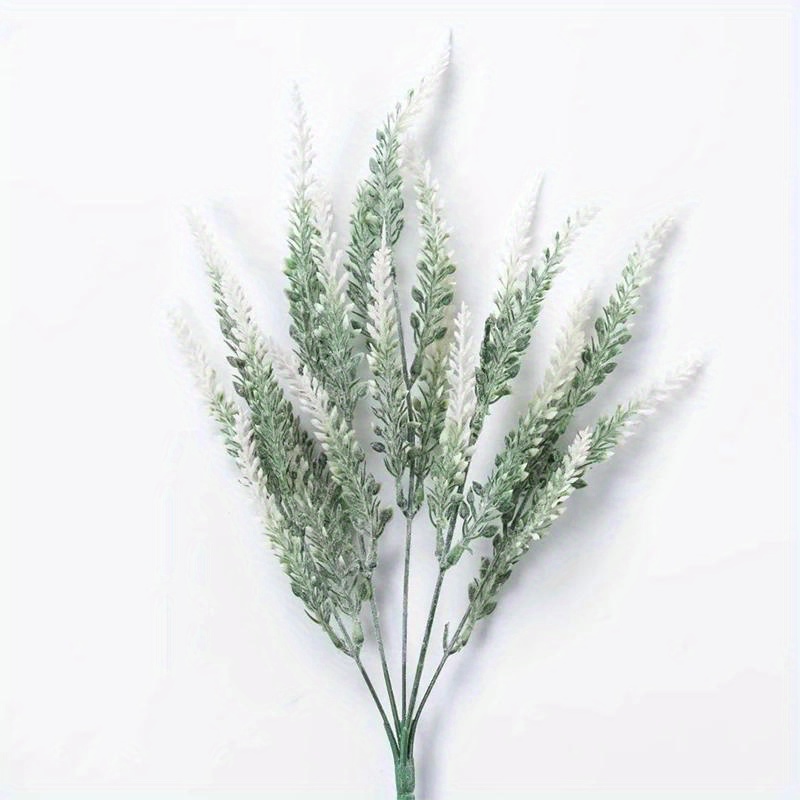 1 Bunch Artificial Lavender Flowers Fake Flowers Decoration Valentine's Dining Table Room Decoration Garden Wedding Decoration Outdoor Plants