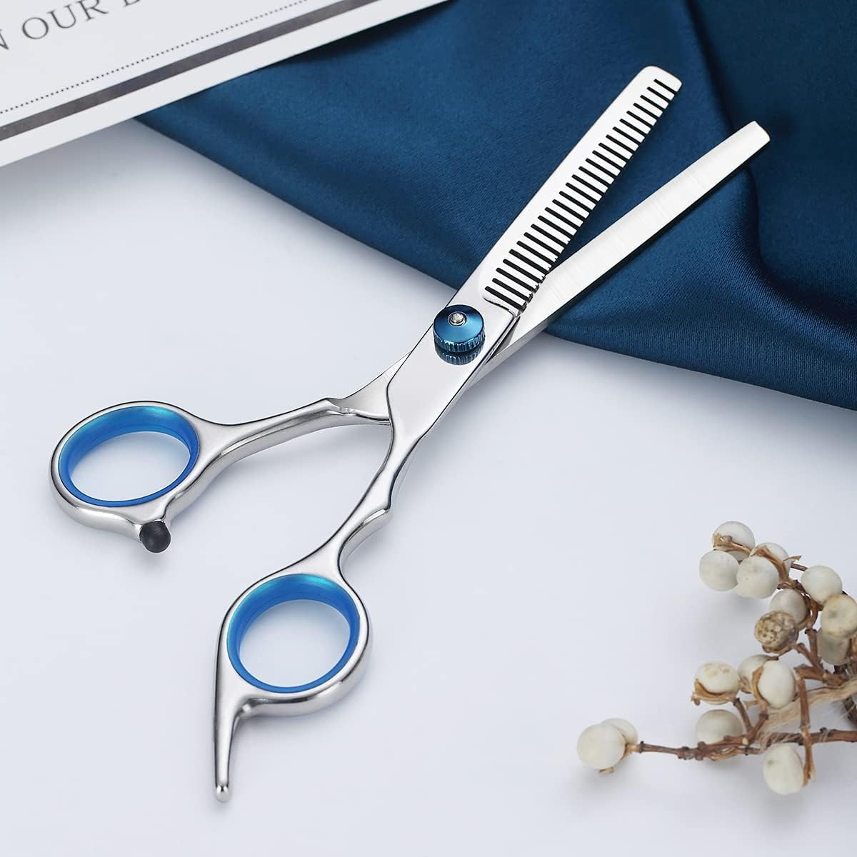 

1pc Thinning - Texturizing Shears For And Relaxed-textured , Unscented Hairdressing For And Use