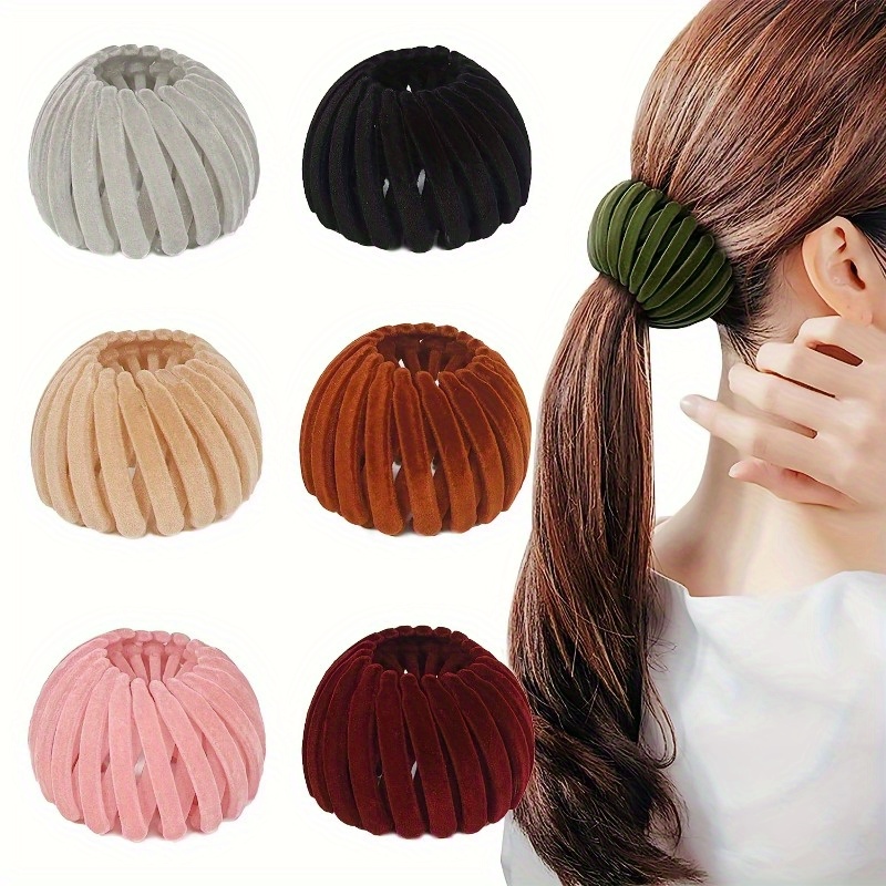 

1pc Texture Ponytail - Plastic For Women, For Multiple Hairstyles, For