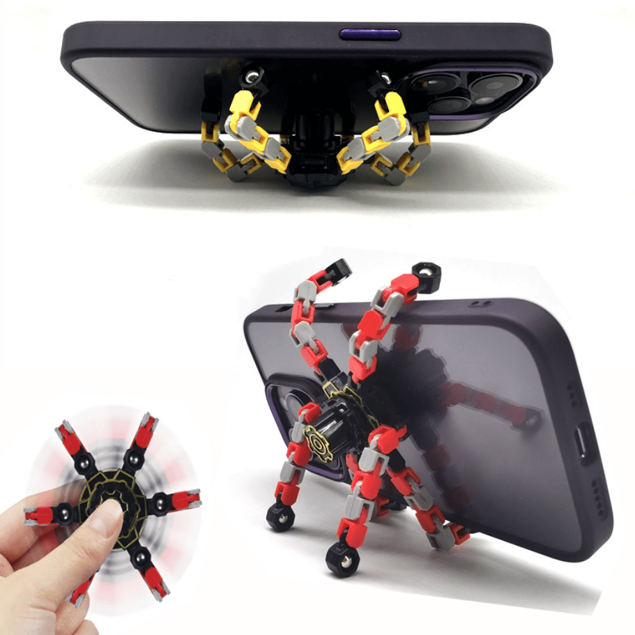 手指玩具，减压玩具，可变形旋转器，有趣玩具可变形链式机器人diy变形机器人机械旋转器派对生日圣诞礼物 详情 5