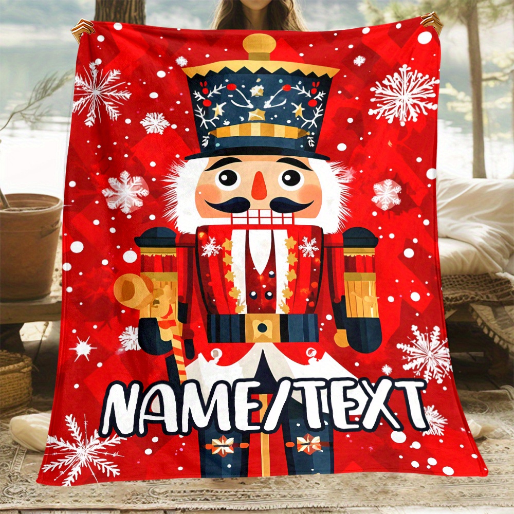 

Customizable Fleece Blanket - Portable For , , - , , Polyester, Uncharged - Personalized /